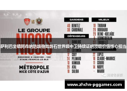 萨利巴坐镇阿森纳防线稳如磐石世界级中卫持续证明顶级价值核心担当